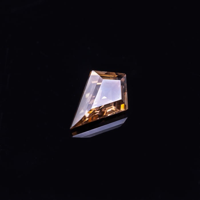 "COCOA" - KITE CUT CHOCOLATE BROWN ZIRCON-6