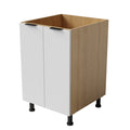 2-Door Floor Kitchen Cupboard - Cabinet Only, Door Panel Excluded