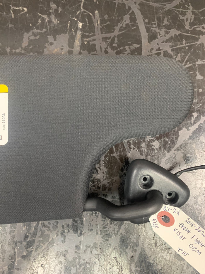 2015-2016 DODGE CHALLENGER FRONT PASSENGER RIGHT SIDE SUN VISOR OEM 55361230AB