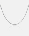 3mm cable chain necklace in stainless steel by statement collective