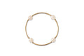 8mm Faceted Rose Quartz Gold-Filled Blessing Bracelet: S