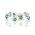 8mm Shimmer Blue Pearl Blessing Bracelet: Standard