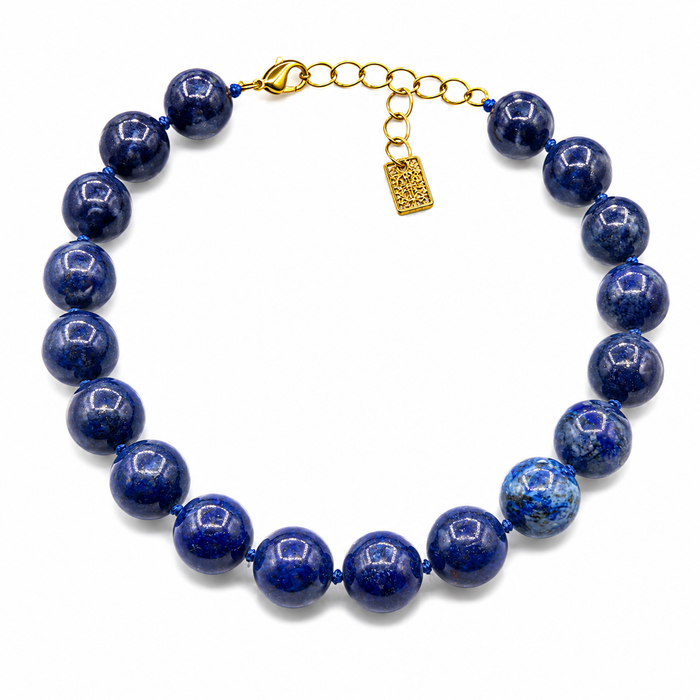 Abigail Semi Precious Lapis Necklace