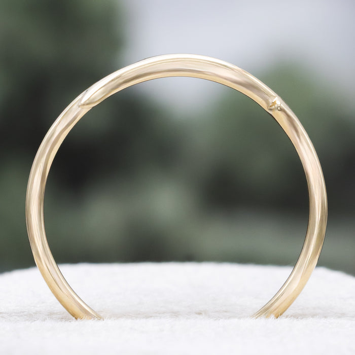 "ARTEMIS" STACKER - 14K GOLD ANTLER-STYLE STACKING BAND-Staghead Designs