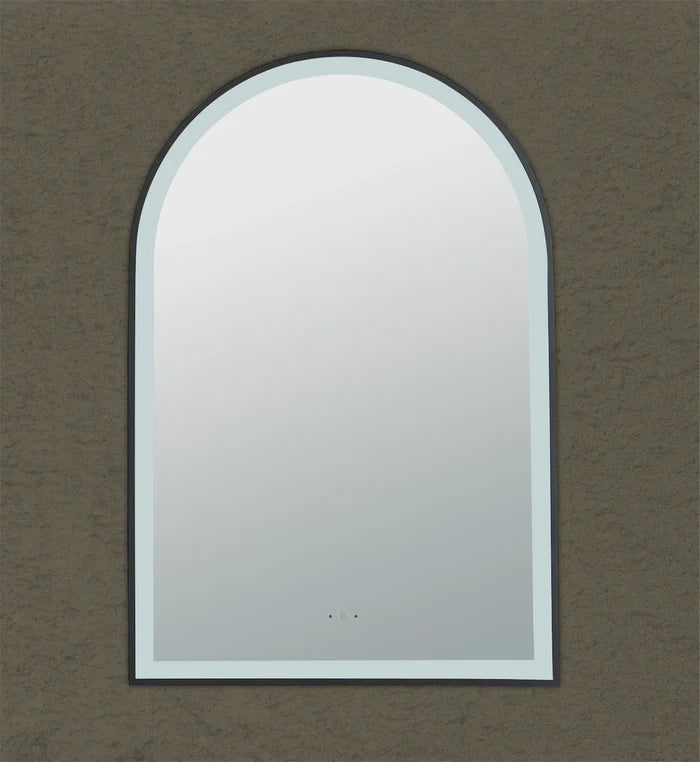 Aura Iron Arch Framed LED Bathroom Mirror 600×900mm