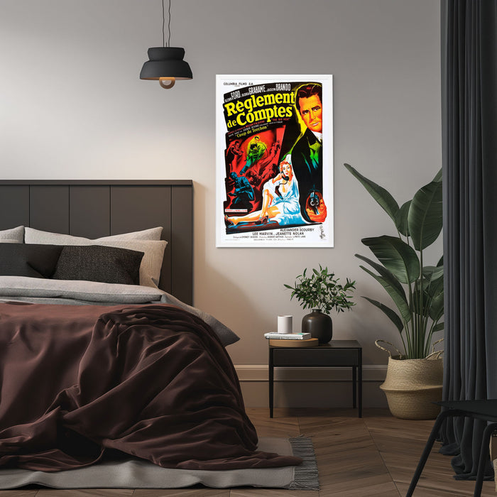 "Big Heat (French)" (1953) Framed Movie Poster