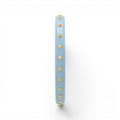 Clementine Aqua Resin Studded Bangle