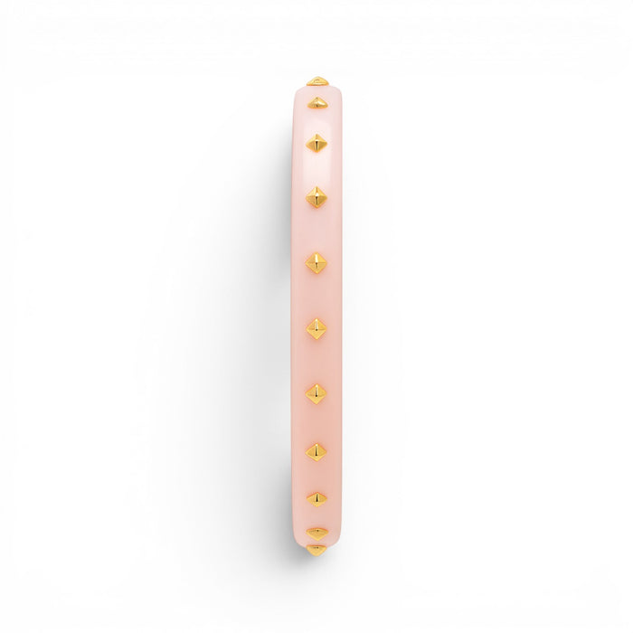 Clementine Studded Rose Resin Bangle
