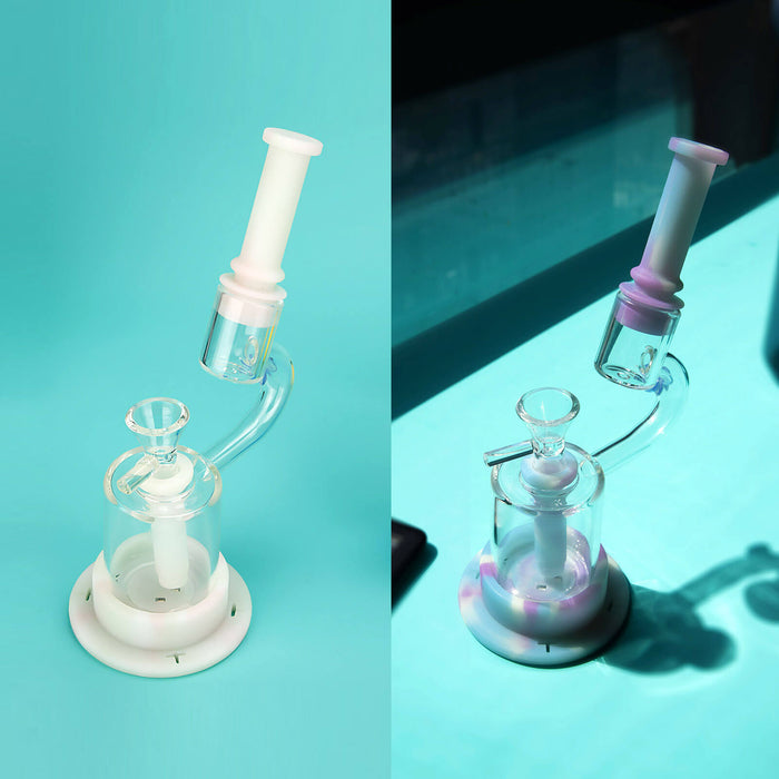 Color Changing Microscope Bong - INHALCO