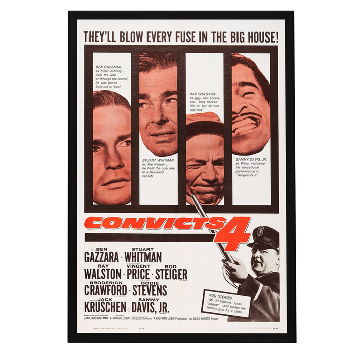 "Convicts 4" (1962) Framed Movie Poster