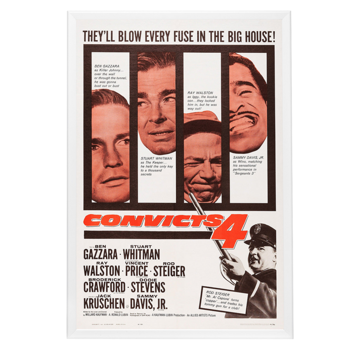 "Convicts 4" (1962) Framed Movie Poster