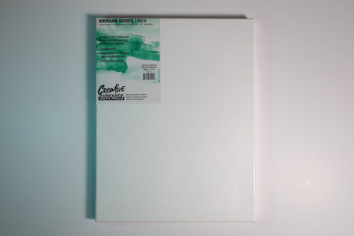 Creative Surfaces Viridian Linen Canvas