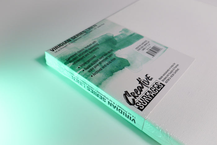 Creative Surfaces Viridian Linen Canvas