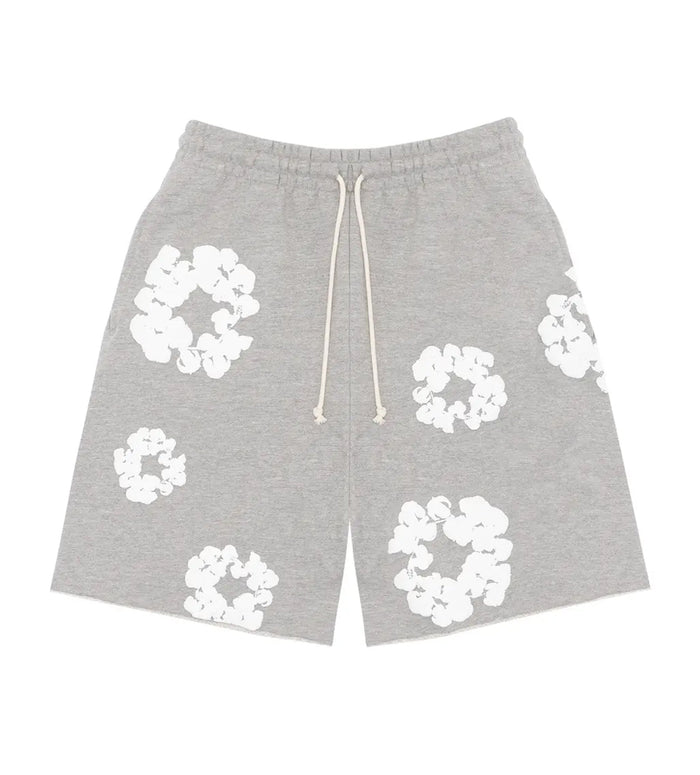 Denim Tears Cotton Wreath Shorts Grey
