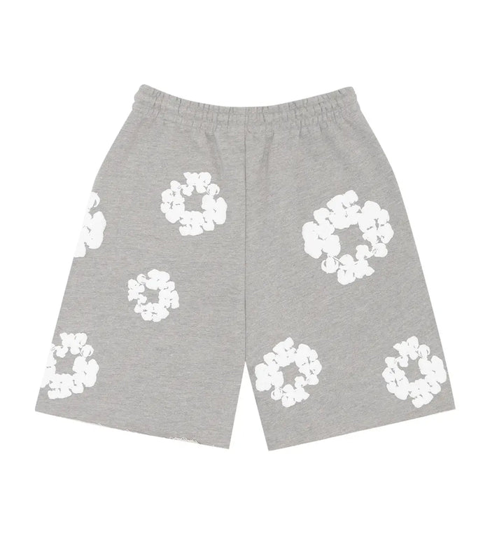 Denim Tears Cotton Wreath Shorts Grey