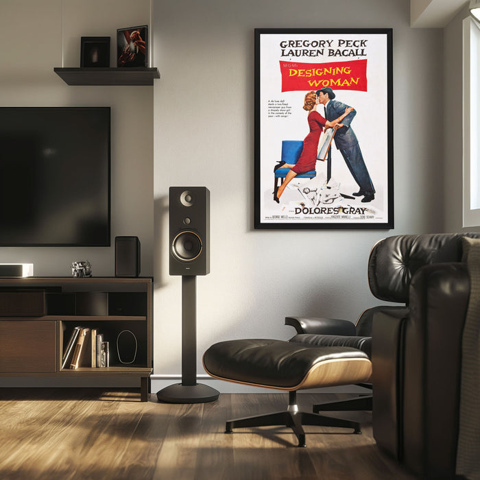 "Designing Woman" (1957) Framed Movie Poster