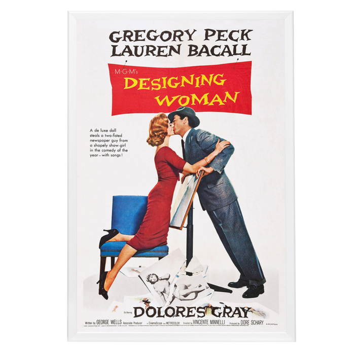 "Designing Woman" (1957) Framed Movie Poster