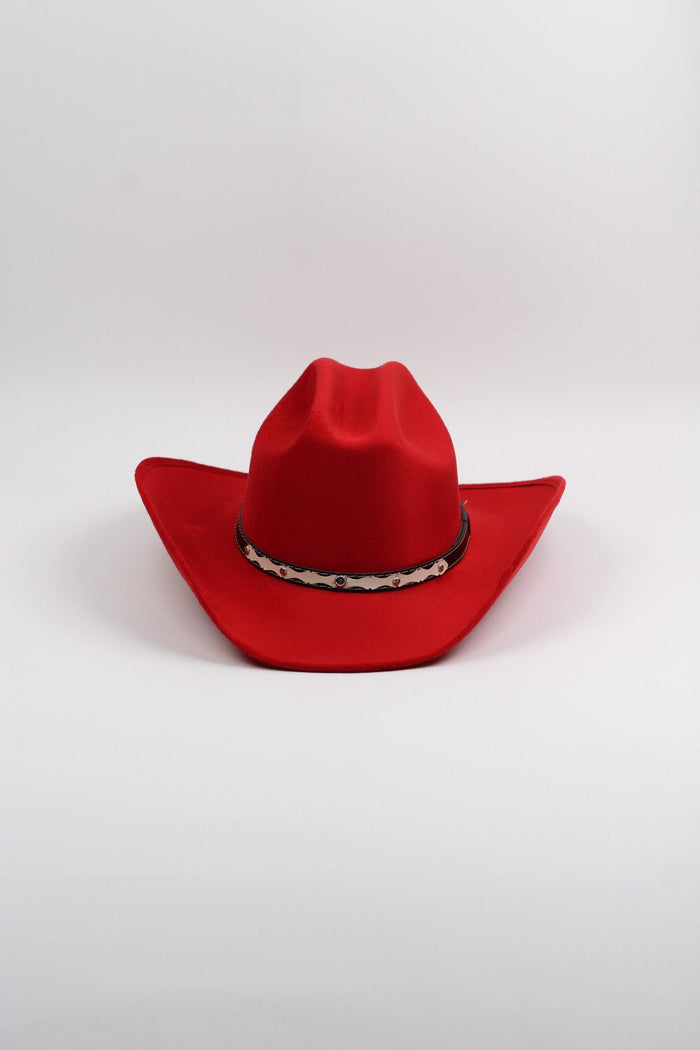 Lipstick red Durango cowboy hat, view 2