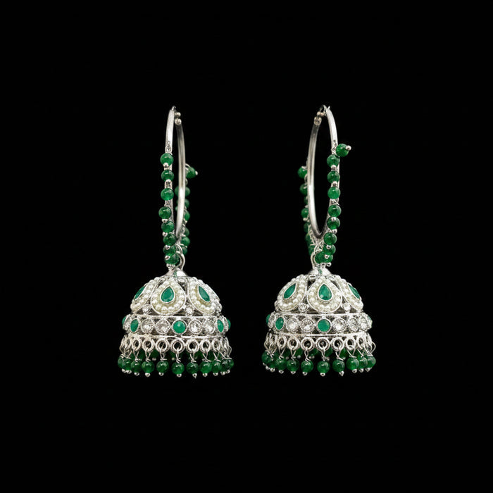 Silver / DARK GREEN