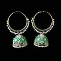 SILVER / DARK GREEN