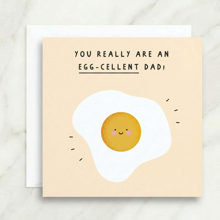 Egg-cellent Dad Card