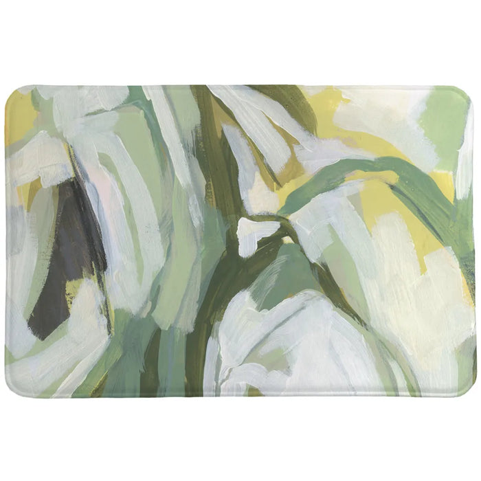 Electric Lichen Triangle Memory Foam Rug