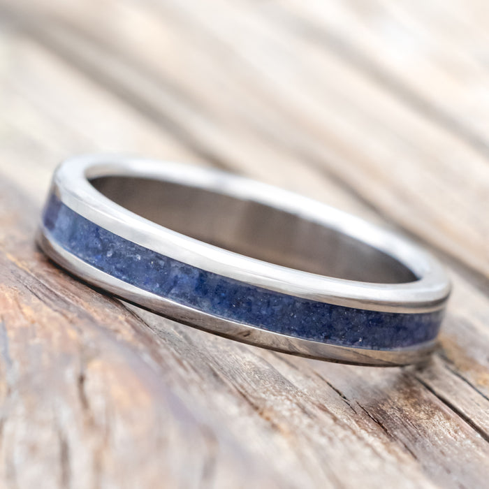 "ETERNA" - LAPIS LAZULI STACKING BAND-Staghead Designs