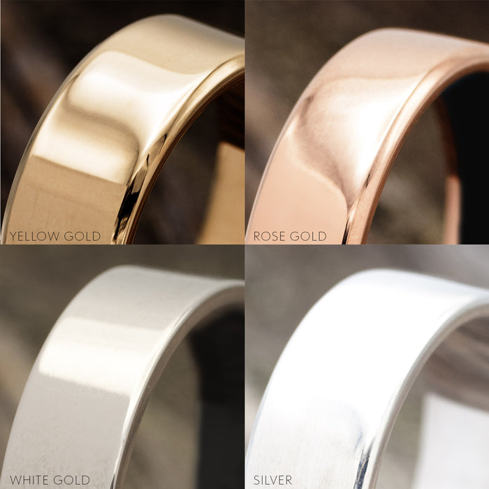 Silver / Polished / 4mm