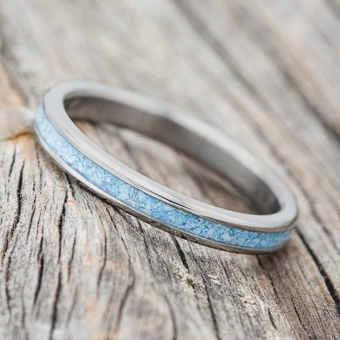 "ETERNA" - TURQUOISE STACKING BAND-2