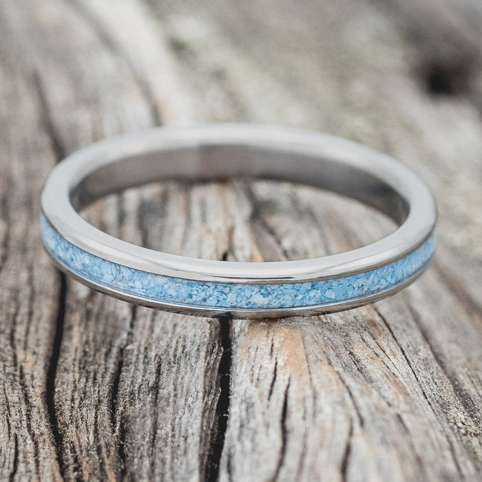 "ETERNA" - TURQUOISE STACKING BAND-4