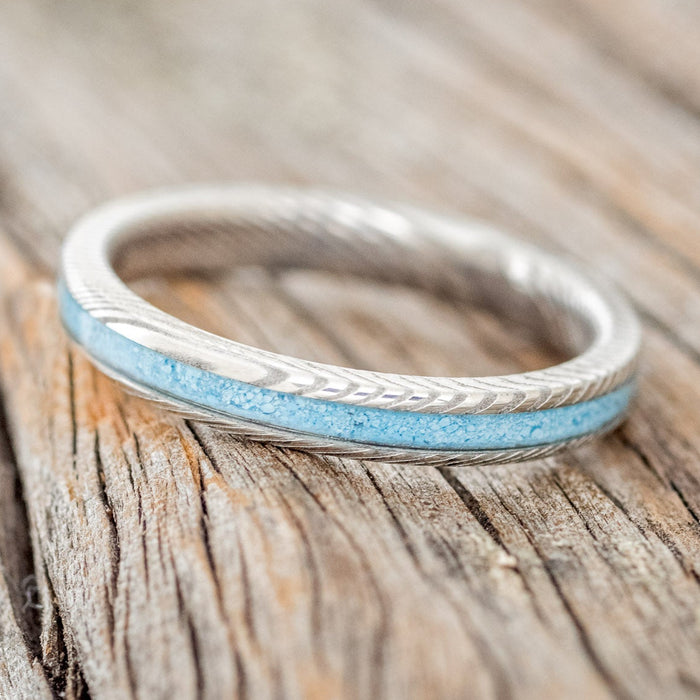 "ETERNA" - TURQUOISE STACKING BAND-6