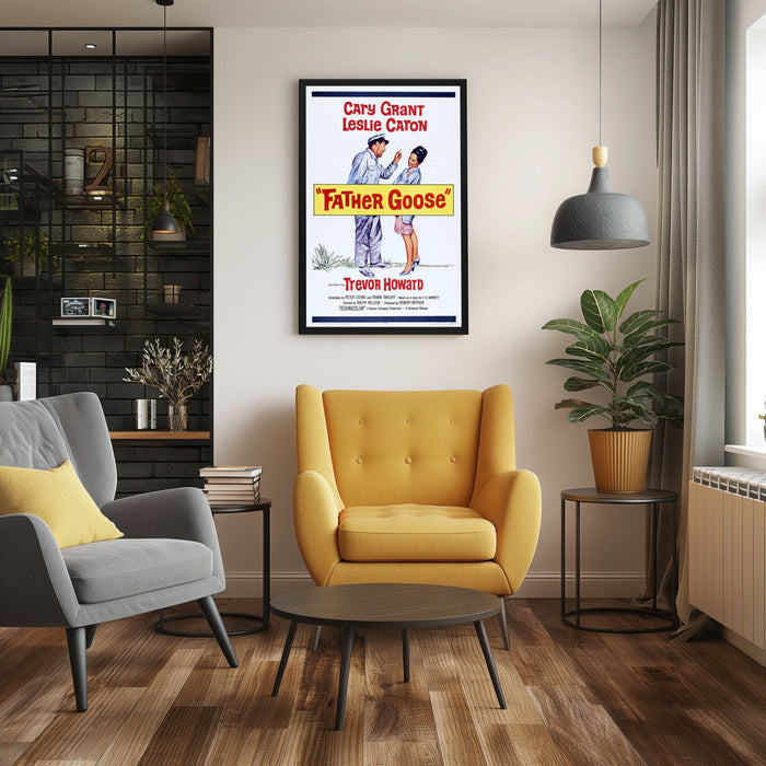 "Father Goose" (1965) Framed Movie Poster