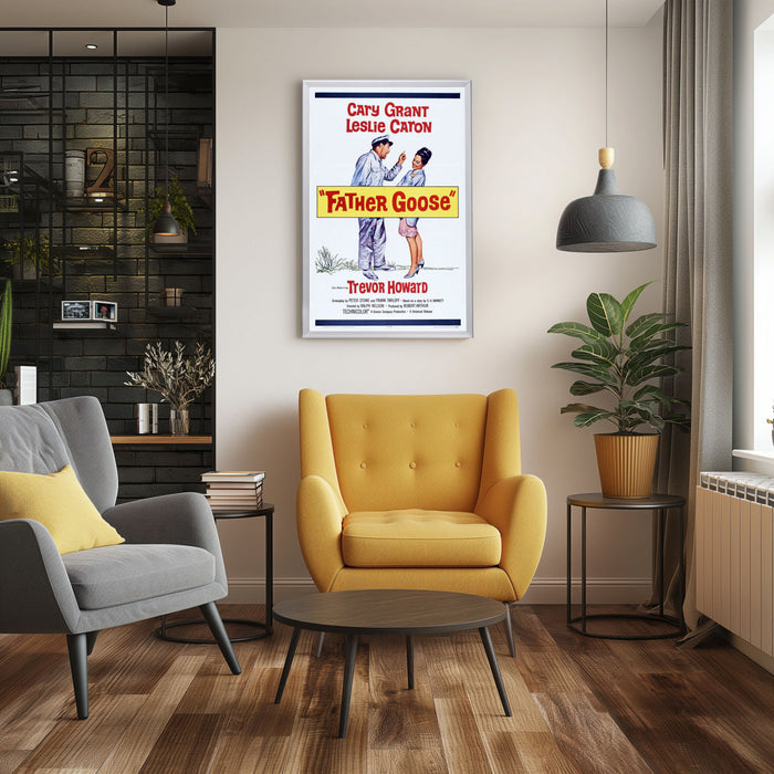 "Father Goose" (1965) Framed Movie Poster
