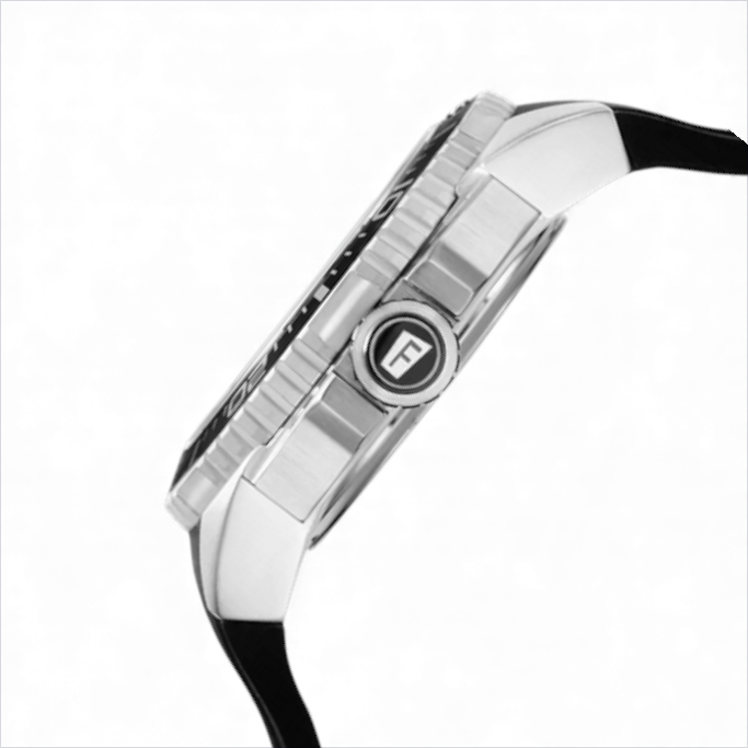 Festina Men’s Diver Watch Black Dial Silicone Strap