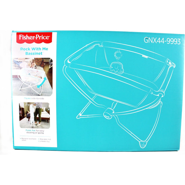 Fisher-Price GNX44 Rock With Me Bassinet, Blue