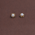Freshwater White Pearl Stud