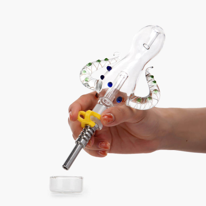 Glass Horn Dab Straw Kit - INHALCO