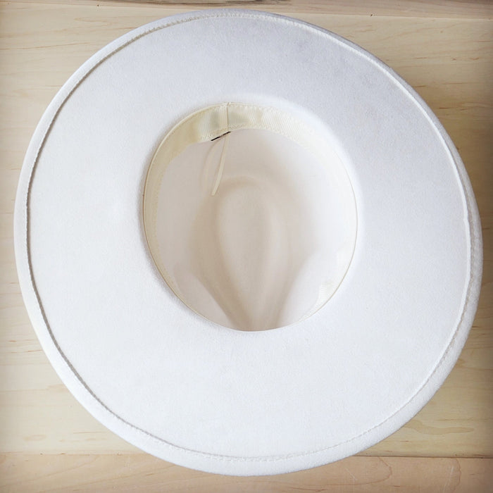 Adjustable inner liner of the hand-painted felt hat