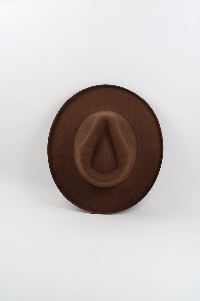 Caramel Harper pencil brim hat, view 4