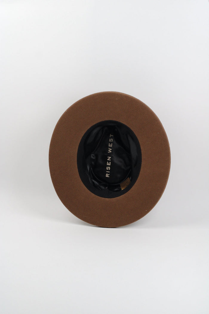 Caramel Harper pencil brim hat, view 6