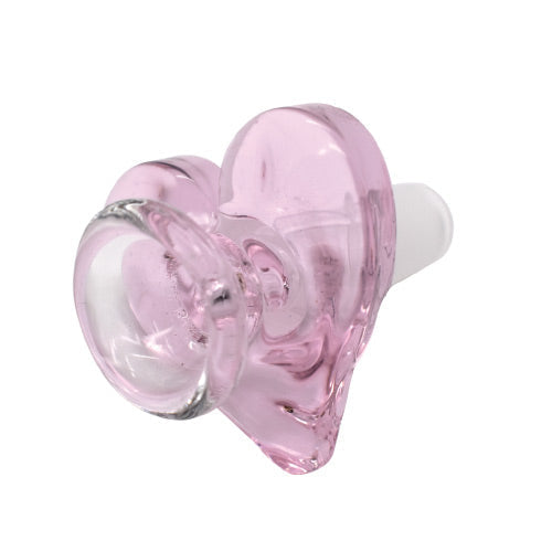 Heart Shaped Pink Bong Pink - INHALCO