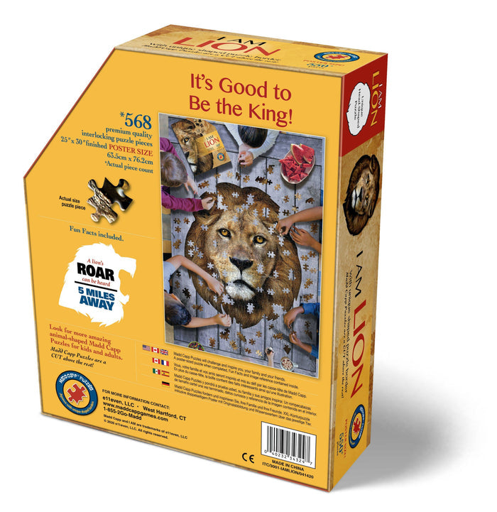 I AM Lion 550 piece jigsaw puzzle - gift