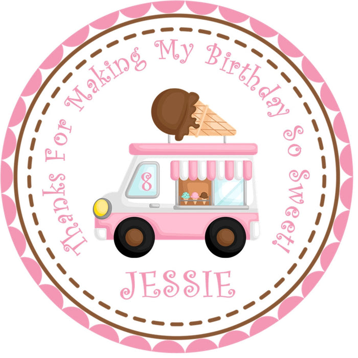 Ice Cream Truck Pink