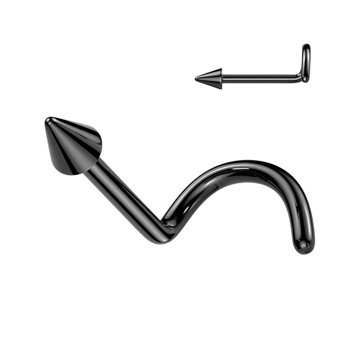 Implant Grade Titanium Spike Nose Screw - Pic&Mix The Body Jewellery Shop