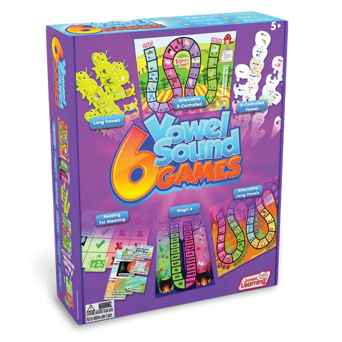 Junior Learning 6 Vowel Sound Games (JL 411)
