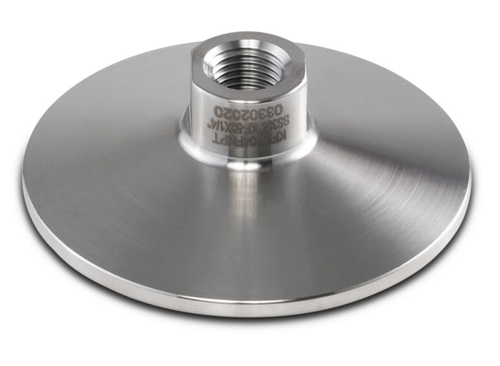 KF-50 Stainless Steel FNPT End Cap
