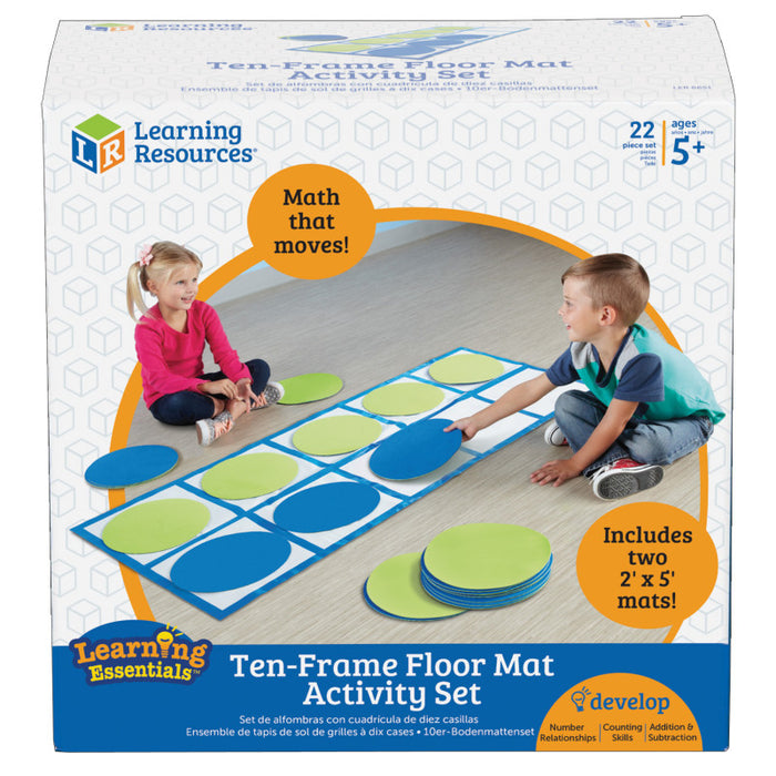 Learning Resources Ten Frame Floor Mat Activity Set (LER 6651)