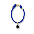 Lena Aqua And Sapphire Crystal Drop Necklace