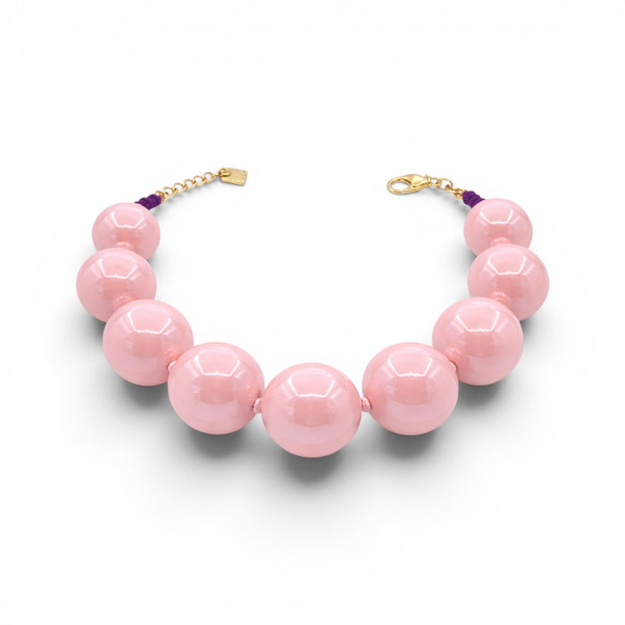 Lucy Pink Gumball Necklace