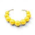 Lucy Yellow Gumball Necklace